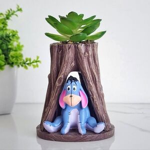 🌿 Disney Eeyore Succulent Planter | 5” Winnie the Pooh Figurine Decor